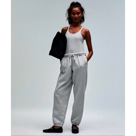 Lululemon Pants Womens XL Gray Oversized Scuba Joggers Sweatpants - Picture 2 of 11
